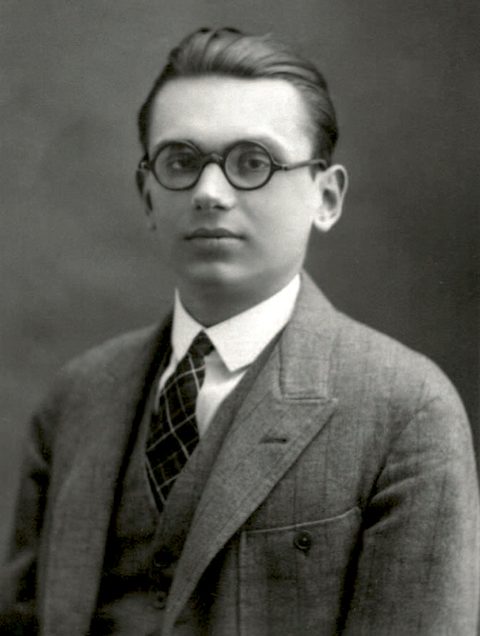 Kurt Gödel étudiant, en 1925.